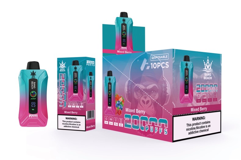 Cigarette Électronique Prix - Bang Beach Vape à écran intelligent de 20 000 bouffées baies mélangées LV0DLZ5