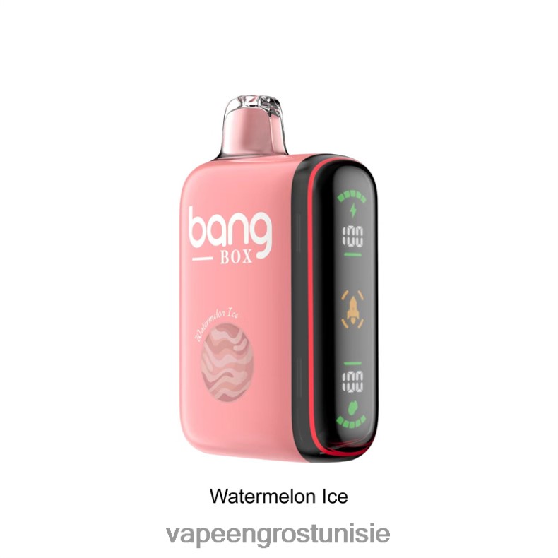 Cigarette Electronique Grossiste - Bang Box Affichage de puissance intelligent de 9 000 à 18 000 bouffées glace à la pastèque LV0DLZ34