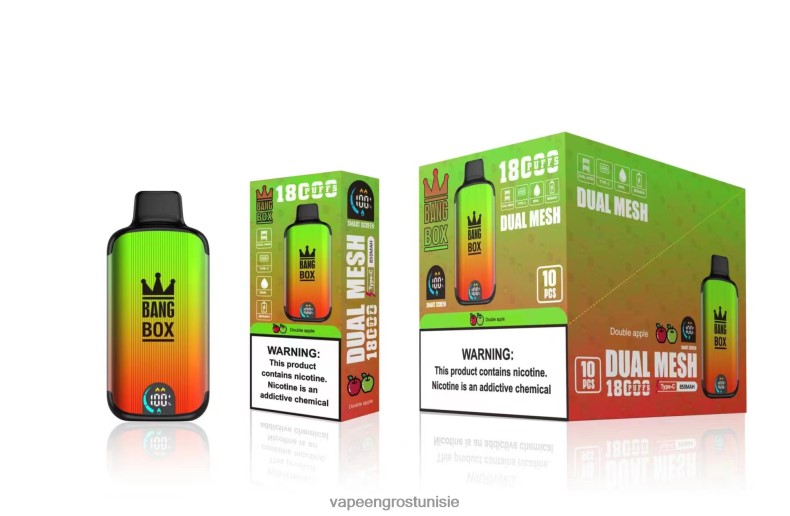 Cigarette Électronique Prix - Bang Box 18000 bouffées double pomme LV0DLZ93