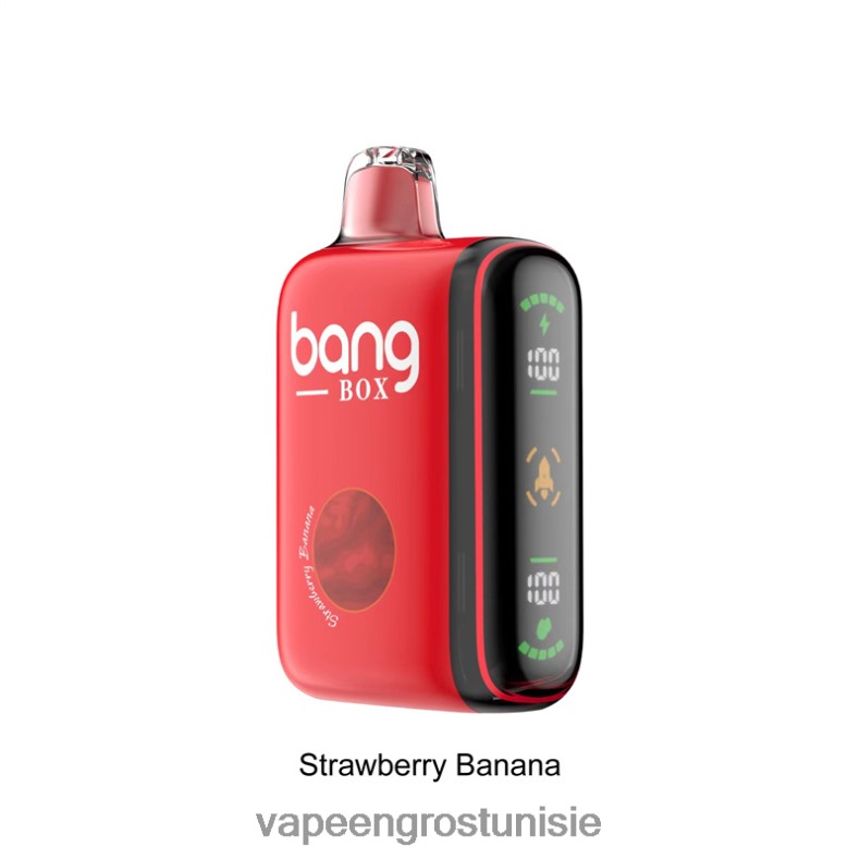 Cigarette Électronique Prix - Bang Box Affichage de puissance intelligent de 9 000 à 18 000 bouffées banane fraise LV0DLZ25