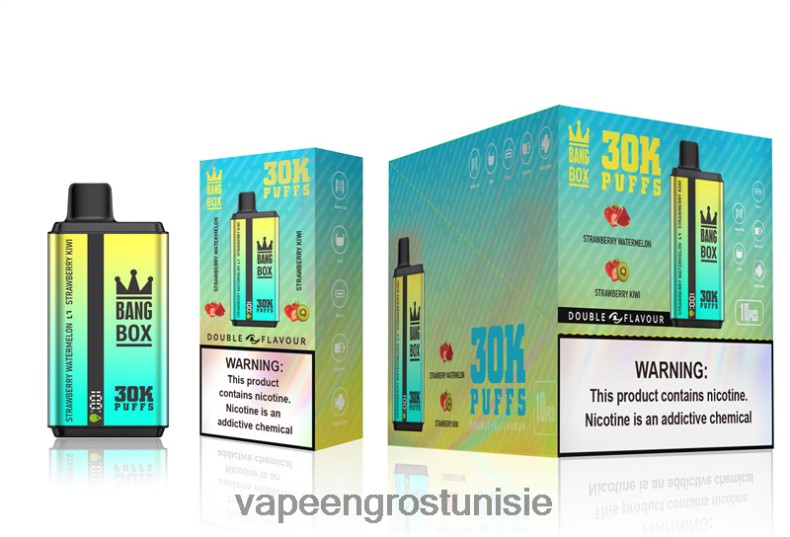 Cigarette Électronique Prix Tunisie - Bang Box 30 000 bouffées double saveurs fraise pastèque & fraise kiwi LV0DLZ64