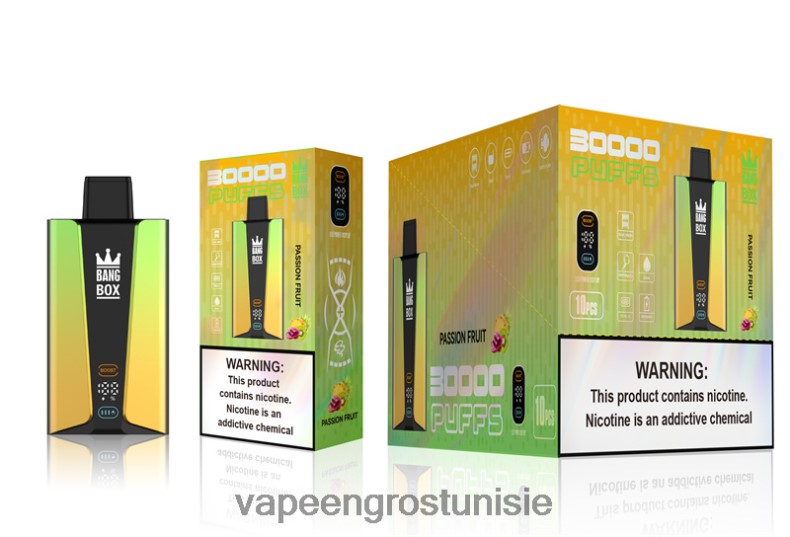 Cigarette Électronique Prix Tunisie - Bang Box Écran intelligent de 30 000 bouffées fruit de la passion LV0DLZ84