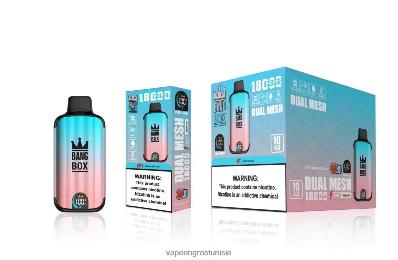Cigarette Électronique Tunisie - Bang Box 18000 bouffées glace à la pastèque LV0DLZ96