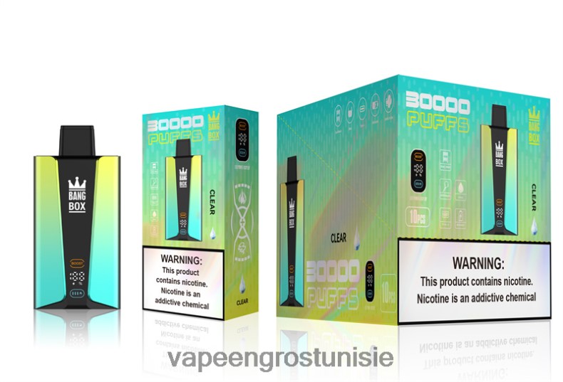 Cigarette Électronique Tunisie - Bang Box Écran intelligent de 30 000 bouffées clair LV0DLZ76