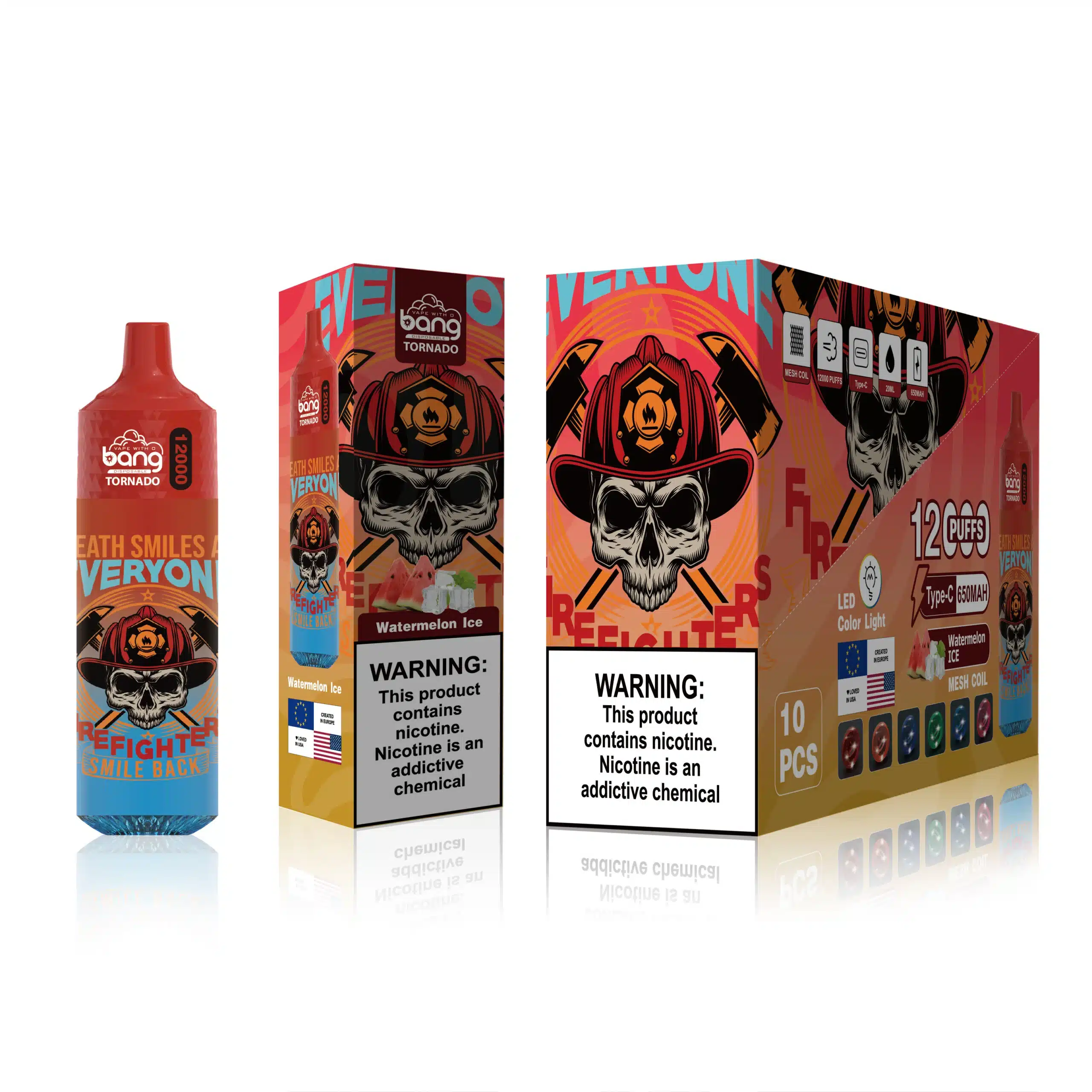 Vape En Gros Tunisie - glace à la pastèque NHPL122 Bang Box 12000 bouffées