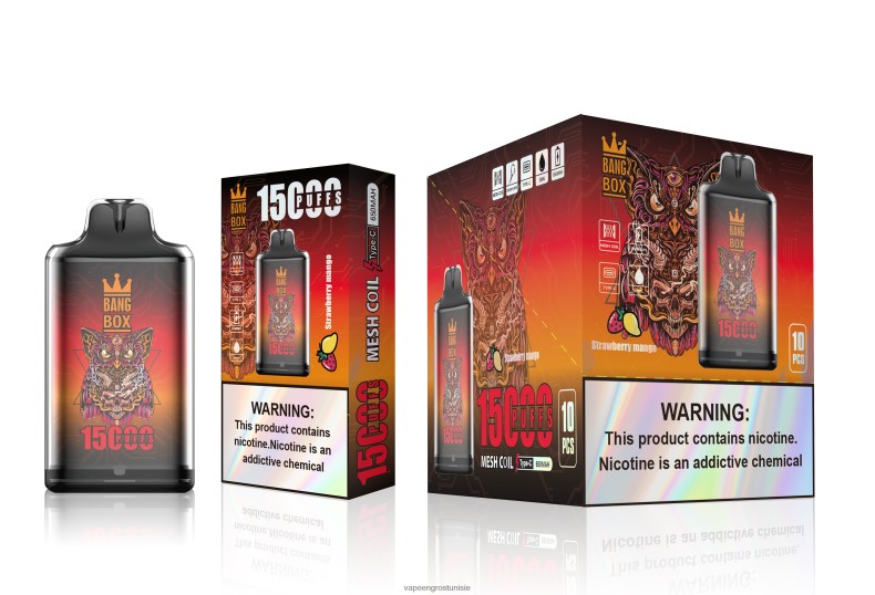 Vapoteuse En Gros - Bang Box s1-15000 bouffées mangue fraise LV0DLZ101