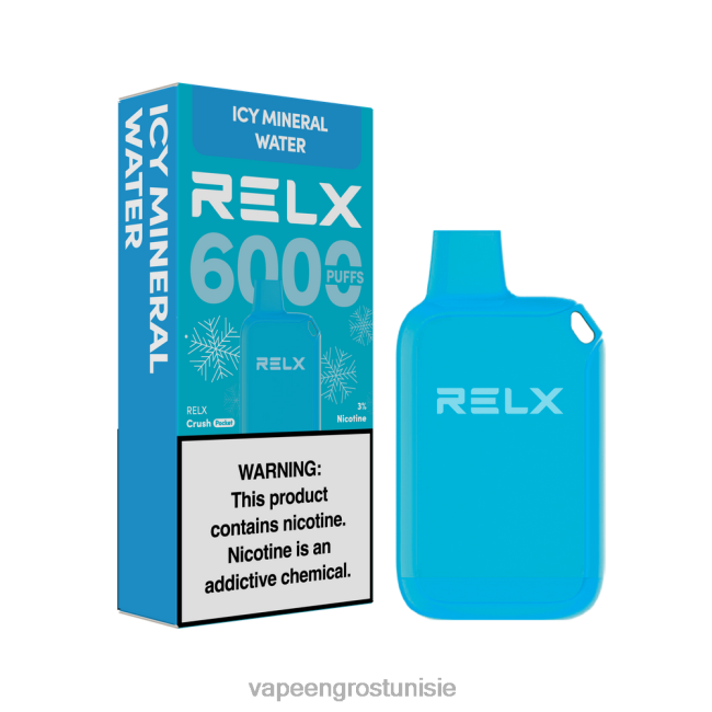 eau minérale glacée