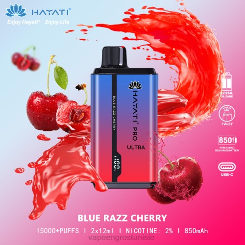 Cigarette Électronique Tunisie - cerise bleue NHPL198 Hayati Pro Ultra