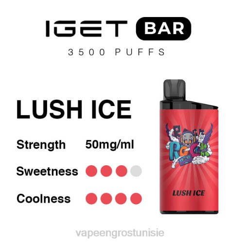Vapoteuse En Gros - glace luxuriante NHPL93 IGET BAR 3500 5% de nicotine