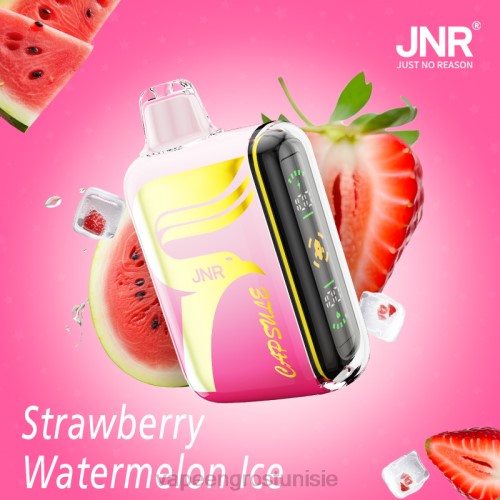 glace à la fraise et à la pastèque