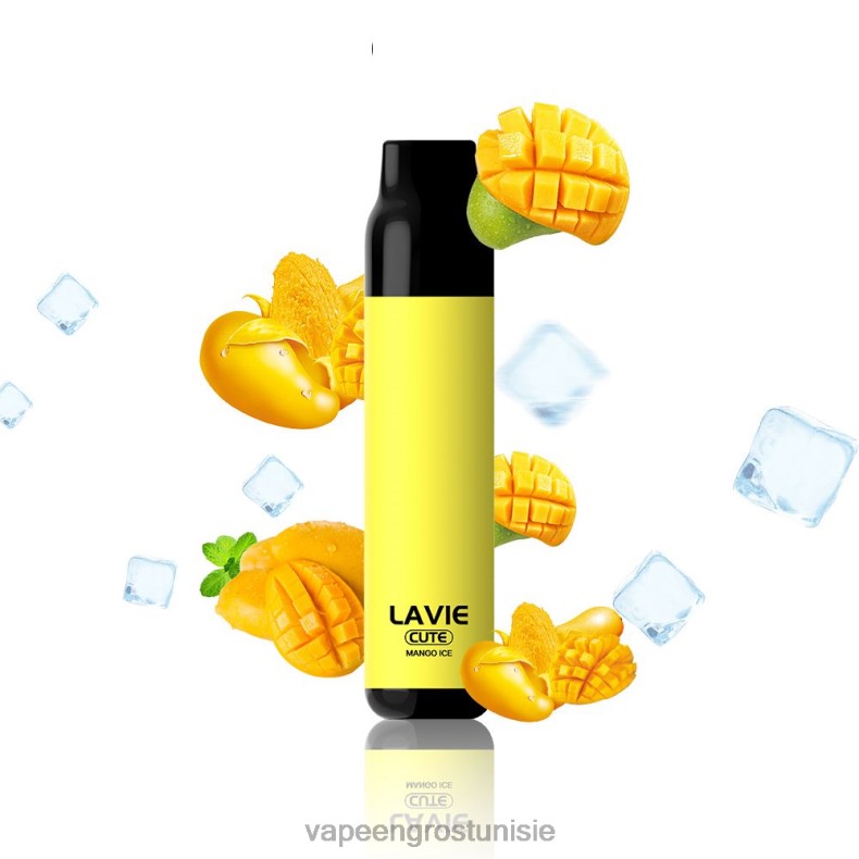 Cigarette Électronique Jetable - LAVIE BAR 3000 bouffées 80XZV287 glace à la mangue