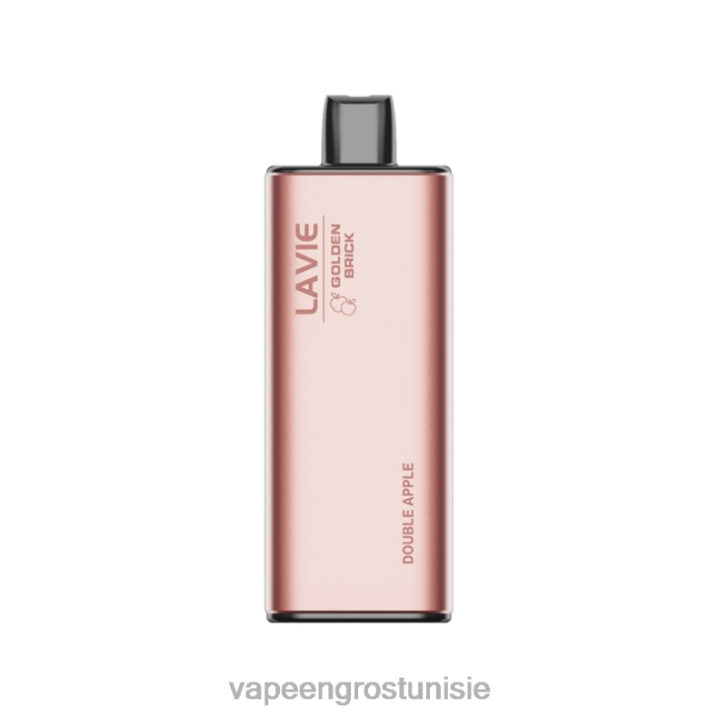 Cigarette Électronique Tunisie - LAVIE GOLDEN BRICK 10000 bouffées 80XZV58 double pomme