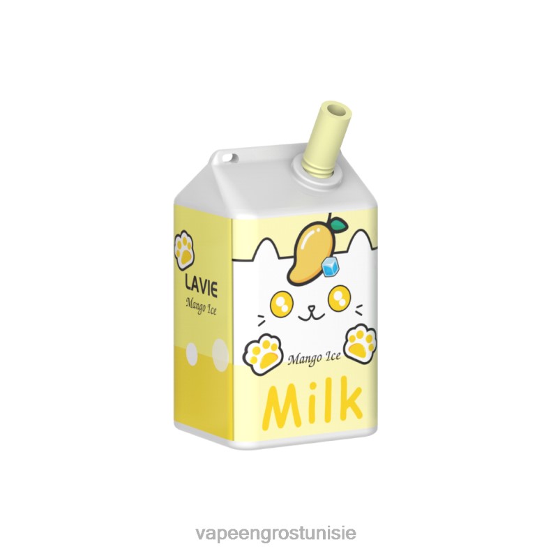 Cigarette Électronique Tunisie - LAVIE MILK 7000 bouffées 80XZV178 glace à la mangue