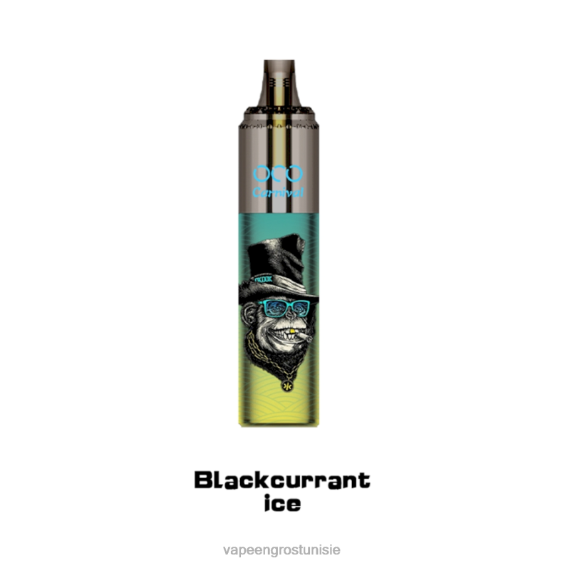 Cigarette Électronique Tunisie - LAVIE OCO carnaval 10000 bouffées 80XZV348 glace au cassis