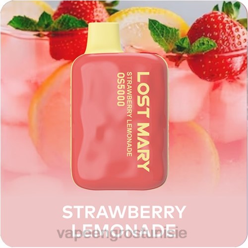 Cigarette Électronique Jetable Prix - Limonade de fraise NHPL499 LOST MARY OS5000