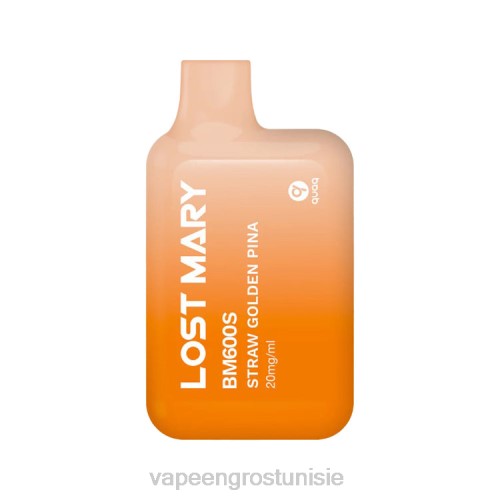 Cigarette Électronique Prix - pina dorée en paille NHPL415 LOST MARY BM600S