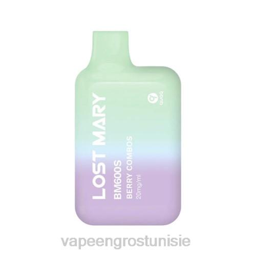 Vape En Gros Tunisie - combinaisons de baies NHPL412 LOST MARY BM600S