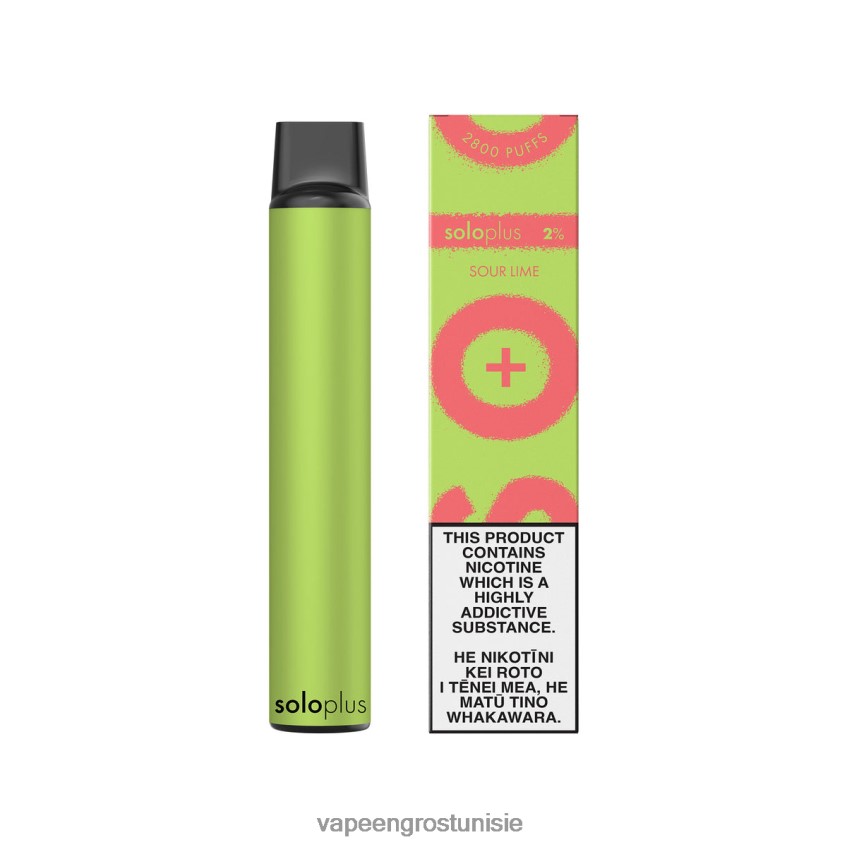 Cigarette Electronique Grossiste - Solo Plus vape jetable citron vert aigre RXDR4D34