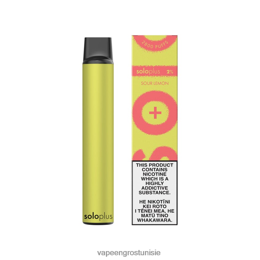 Cigarette Électronique Prix Tunisie - Solo Plus vape jetable citron aigre RXDR4D36