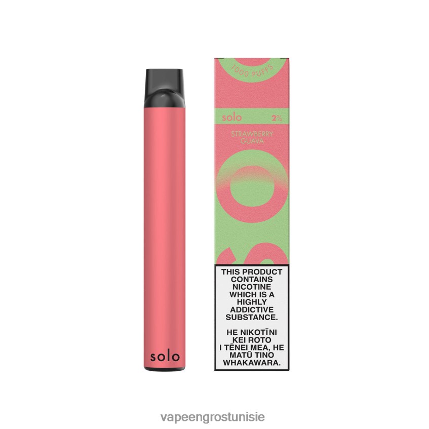 Vape En Gros - Solo collection paradis de vape jetable goyave aux fraises RXDR4D21