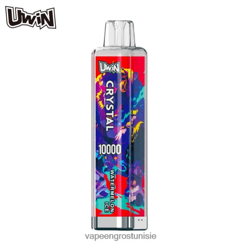 Cigarette Électronique Jetable Tunisie - UWIN CRYSTAL 10000 vapes jetables glace à la pastèque ZP24RX5