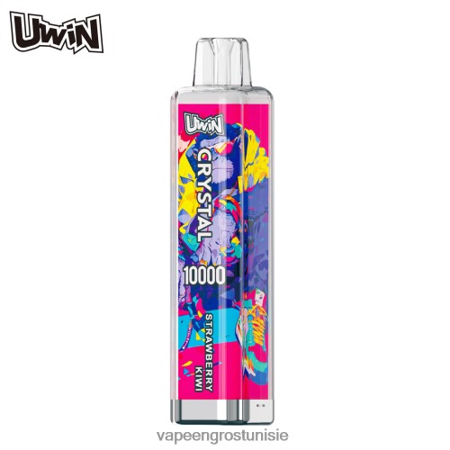 Cigarette Électronique Prix Tunisie - UWIN CRYSTAL 10000 vapes jetables fraise-kiwi ZP24RX11