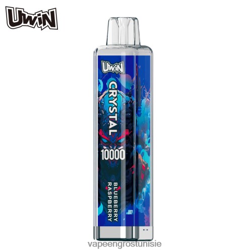 Cigarette Électronique Prix Tunisie - UWIN CRYSTAL 10000 vapes jetables myrtille framboise ZP24RX1