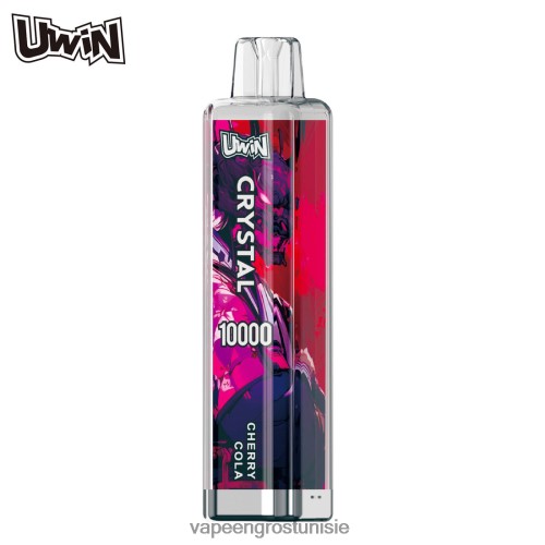 Cigarette Électronique Tunisie - UWIN CRYSTAL 10000 vapes jetables cola aux cerises ZP24RX13