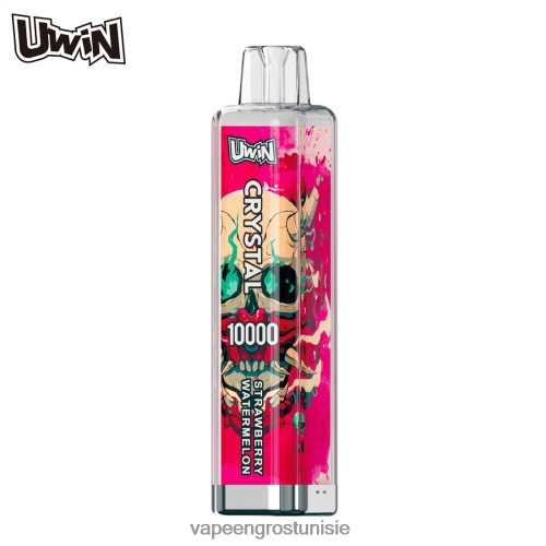 Cigarette Électronique Tunisie - UWIN CRYSTAL 10000 vapes jetables pastèque fraise ZP24RX3