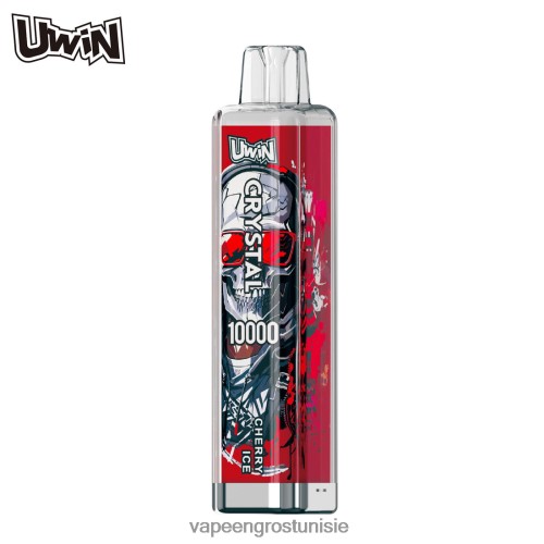 Vape En Gros - UWIN CRYSTAL 10000 vapes jetables glace aux cerises ZP24RX6