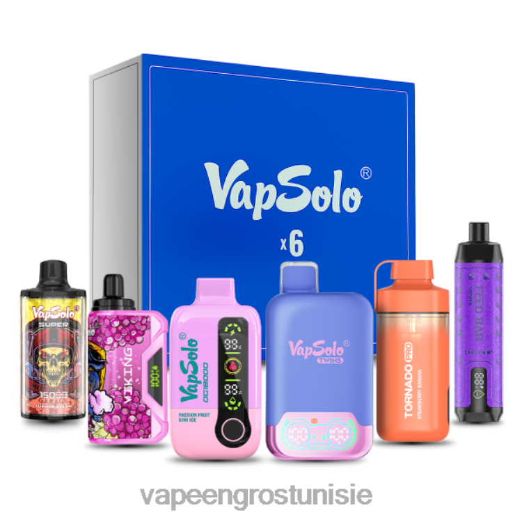 Cigarette Électronique Jetable Prix - Vapsolo coffret surprise saveurs aléatoires 6N6RB119