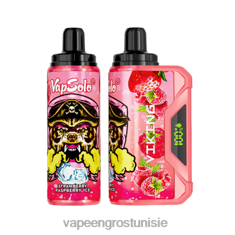 Cigarette Électronique Jetable Prix - Vapsolo VIKING vape jetable glace fraise framboise 6N6RB139
