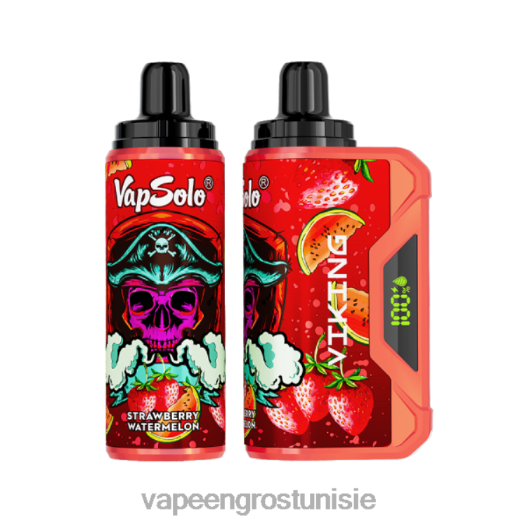 Cigarette Électronique Jetable Tunisie - Vapsolo VIKING vape jetable pastèque fraise 6N6RB140